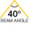 40° Beam Angle