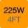225w