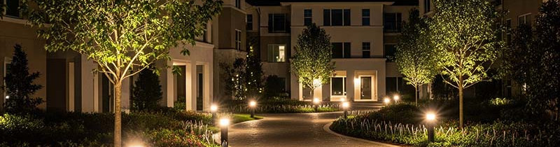 Apartment Block Exterior Lighting