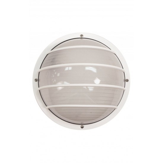 Outdoor Round Stripe Guard Wall Fixture